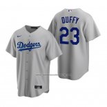 Camiseta Beisbol Hombre Los Angeles Dodgers Danny Duffy Replica Alterno Gris