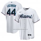 Camiseta Beisbol Hombre Miami Marlins Jesus Luzardo Primera Replica Blanco