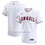 Camiseta Beisbol Hombre Los Angeles Angels Primera Elite Blanco