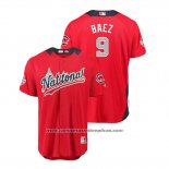 Camiseta Beisbol Hombre All Star Chicago Cubs Javier Baez 2018 Home Run Derby National League Rojo