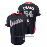 Camiseta Beisbol Hombre All Star New York Yankees Aroldis Chapman 2018 Home Run Derby American League Azul