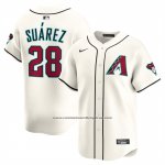 Camiseta Beisbol Hombre Arizona Diamondbacks Eugenio Suarez Primera Limited Crema