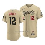 Camiseta Beisbol Hombre Arizona Diamondbacks Steve Finley 2021 City Connect Autentico Oro Camiseta Beisbol Hombre Arizona Diamondbacks Steve Finley 2021 City Connect Autentico Oro