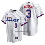 Camiseta Beisbol Hombre Atlanta Braves Dale Murphy Replica 2021 City Connect Blanco