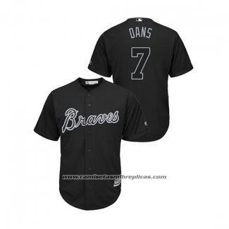 Camiseta Beisbol Hombre Atlanta Braves Dansby Swanson 2019 Players Weekend Dans Replica Negro