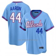 Camiseta Beisbol Hombre Atlanta Braves Hank Aaron City Connect 2026 Stadium Azul