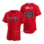 Camiseta Beisbol Hombre Atlanta Braves John Smoltz Autentico Alterno 2020 Rojo
