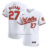 Camiseta Beisbol Hombre Baltimore Orioles James McCann Primera Elite Blanco