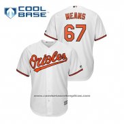 Camiseta Beisbol Hombre Baltimore Orioles John Means Cool Base Blanco