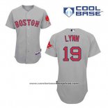 Camiseta Beisbol Hombre Boston Red Sox 19 Frojo Lynn Gris Cool Base