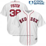 Camiseta Beisbol Hombre Boston Red Sox 38 Doug Fister Blanco Primera Cool Base