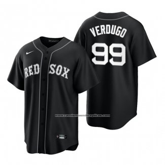 Camiseta Beisbol Hombre Boston Red Sox Alex Verdugo Replica 2021 Negro