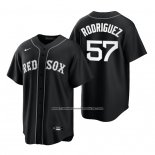 Camiseta Beisbol Hombre Boston Red Sox Eduardo Rodriguez Replica 2021 Negro