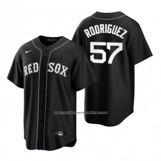 Camiseta Beisbol Hombre Boston Red Sox Eduardo Rodriguez Replica 2021 Negro