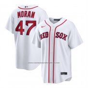 Camiseta Beisbol Hombre Boston Red Sox Jovani Moran Primera Replica Blanco