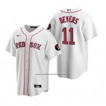 Camiseta Beisbol Hombre Boston Red Sox Rafael Devers Primera Blanco