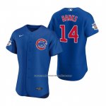 Camiseta Beisbol Hombre Chicago Cubs Ernie Banks Autentico 2020 Alterno Azul