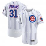 Camiseta Beisbol Hombre Chicago Cubs Fergie Jenkins Primera Autentico Retired Blanco