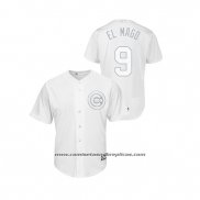 Camiseta Beisbol Hombre Chicago Cubs Javier Baez 2019 Players Weekend El Mago Replica Blanco