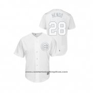 Camiseta Beisbol Hombre Chicago Cubs Kyle Hendricks 2019 Players Weekend Hendo Replica Blanco