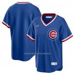 Camiseta Beisbol Hombre Chicago Cubs Road Cooperstown Collection Azul