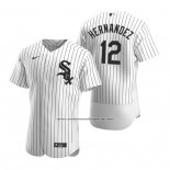 Camiseta Beisbol Hombre Chicago White Sox Cesar Hernandez Autentico Primera Blanco