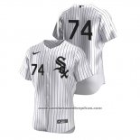 Camiseta Beisbol Hombre Chicago White Sox Eloy Jimenez Autentico Blanco