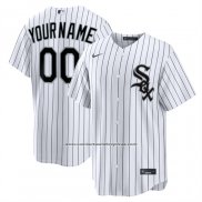 Camiseta Beisbol Hombre Chicago White Sox Primera Replica Personalizada Blanco1