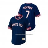 Camiseta Beisbol Hombre Chicago White Sox Tim Anderson Cooperstown Collection Azul