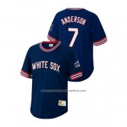 Camiseta Beisbol Hombre Chicago White Sox Tim Anderson Cooperstown Collection Azul