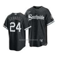 Camiseta Beisbol Hombre Chicago White Sox Yasmani Grandal 2021 City Connect Replica Negro