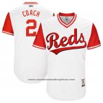 Camiseta Beisbol Hombre Cincinnati Reds 2017 Little League World Series 2 Zack Cozart Blanco