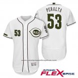 Camiseta Beisbol Hombre Cincinnati Reds 53 Wandy Peralta 2018 Alterno Autentico Flex Base