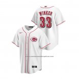 Camiseta Beisbol Hombre Cincinnati Reds Jesse Winker Replica Primera Blanco