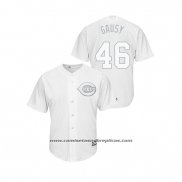 Camiseta Beisbol Hombre Cincinnati Reds Kevin Gausman 2019 Players Weekend Gausy Replica Blanco