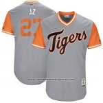 Camiseta Beisbol Hombre Detroit Tigers 2017 Little League World Series Jordan Zimmermann Gris Camiseta Beisbol Hombre Detroit Tigers 2017 Little League World Series Jordan Zimmermann Gris