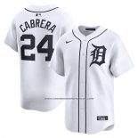 Camiseta Beisbol Hombre Detroit Tigers Miguel Cabrera Primera Limited Blanco