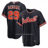 Camiseta Beisbol Hombre Detroit Tigers Tarik Skubal Alterno Replica Azul