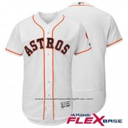 Camiseta Beisbol Hombre Houston Astros Blank Blanco Flex Base Autentico Collection