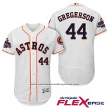 Camiseta Beisbol Hombre Houston Astros Luke Gregerson Blanco Flex Base