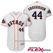 Camiseta Beisbol Hombre Houston Astros Luke Gregerson Blanco Flex Base