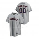 Camiseta Beisbol Hombre Houston Astros Personalizada Replica Road Gris