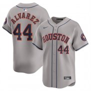 Camiseta Beisbol Hombre Houston Astros Yordan Alvarez Ruta Limited Gris