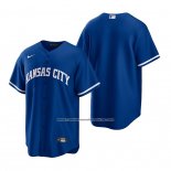 Camiseta Beisbol Hombre Kansas City Royals Alterno Replica Azul