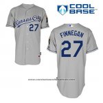 Camiseta Beisbol Hombre Kansas City Royals Brandon Finnegan 27 Gris Cool Base Camiseta Beisbol Hombre Kansas City Royals Brandon Finnegan 27 Gris Cool Base