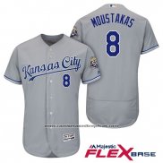 Camiseta Beisbol Hombre Kansas City Royals Mike Moustakas Gris Flex Base