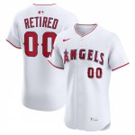 Camiseta Beisbol Hombre Los Angeles Angels Elite Retired Roster Primera Blanco