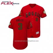 Camiseta Beisbol Hombre Los Angeles Angels Ian Kinsler 2018 Dia de los Caidos Flex Base Scarlet