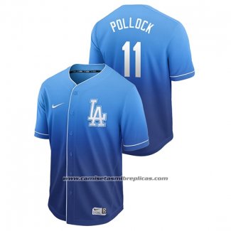 Camiseta Beisbol Hombre Los Angeles Dodgers A.j. Pollock 2021 Gold Program Patch Autentico Blanco