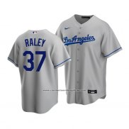 Camiseta Beisbol Hombre Los Angeles Dodgers Luke Raley Replica Gris